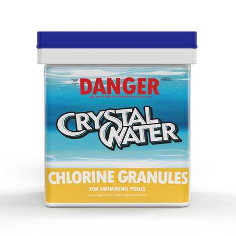 CRYSTAL WATER CHLORINE GRANULES 10KG 70%