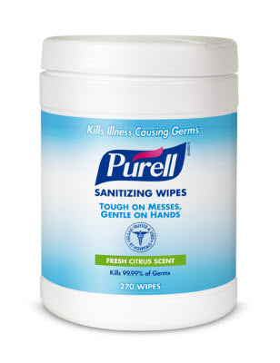 PURELL HAND SANITIZING WIPES 270PC CANISTER