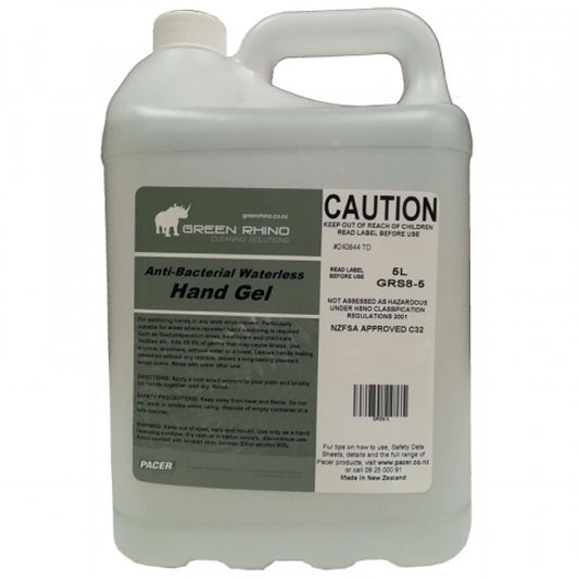 GREEN RHINO® ANTIBACTERIAL HAND GEL 5L