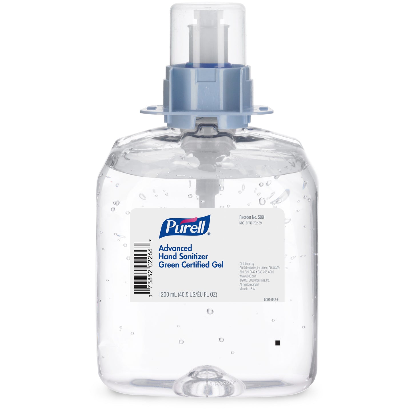 PURELL FMX12 ADVANCED HAND SANITIZER GREEN CERTIFIED GEL