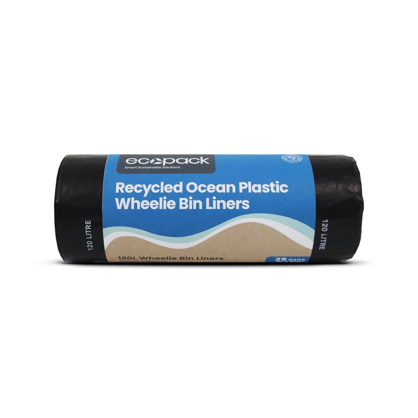 ECOPAK 120L OCEAN PLASTIC/RECYCLED WHEELIE BIN LINER