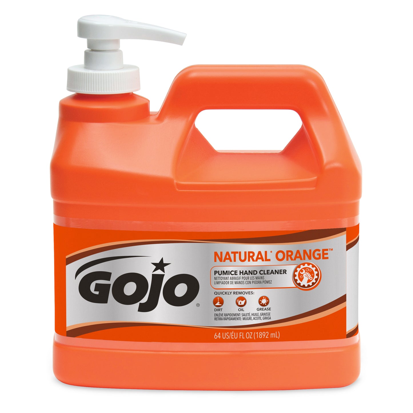 GOJO NATURAL ORANGE PUMICE HAND CLEANER | 1.89L