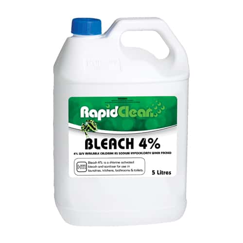 RAPIDCLEAN COMMERCIAL BLEACH 4%