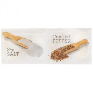 TWIN SEA SALT/CRACKED PEPPER SACHET | 1000PC