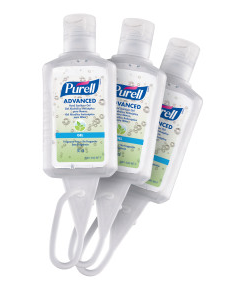 PURELL ADVANCED HAND SANITIZER GEL- FLIP CAP BOTTLE W/ WRAP