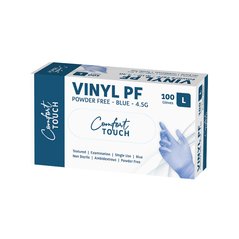 COMFORT TOUCH VINYL GLOVES | 100PC