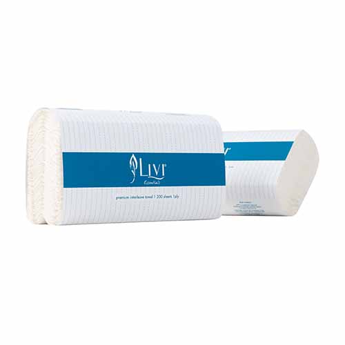 LIVI ESSENTIALS PREMIUM SLIMFOLD HAND TOWEL | 1PLY